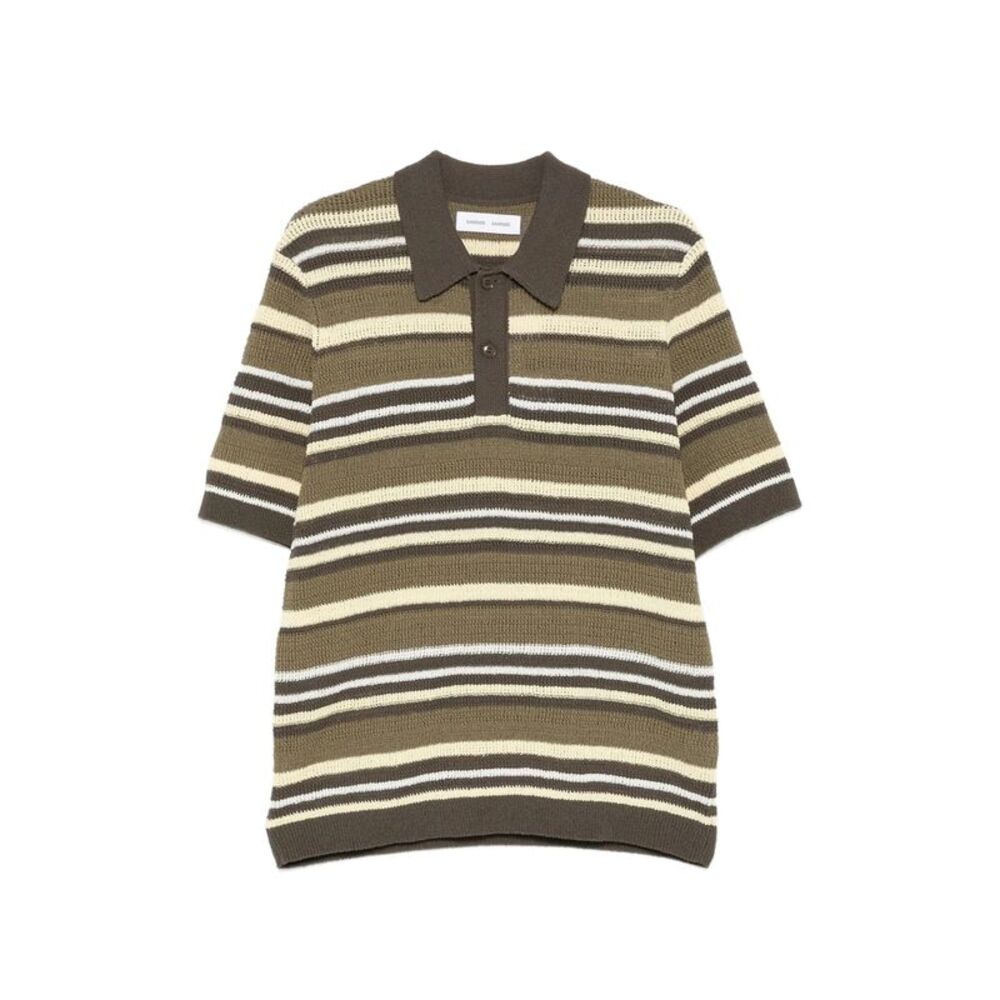 Samsoe Samsoe Green Polo Shirts Men